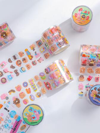 1入組卡通圖案隨機貼紙