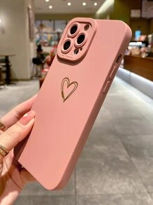 Funda de teléfono con estampado de corazones compatible con iPhone 11, iPhone 13, iPhone 14 Pro Max - Multicolor - Ver 2