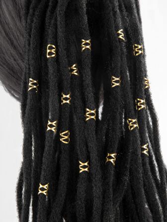 20入組鏤空電話線髮圈