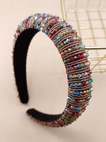 Diadema con diseño de cristal - Multicolor - Ver 1