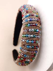 Diadema con diseño de cristal - Multicolor - Ver 5