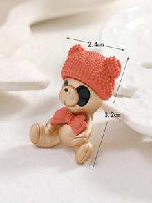 Cartoon Bear Design Brooch - Multicolor - View 3