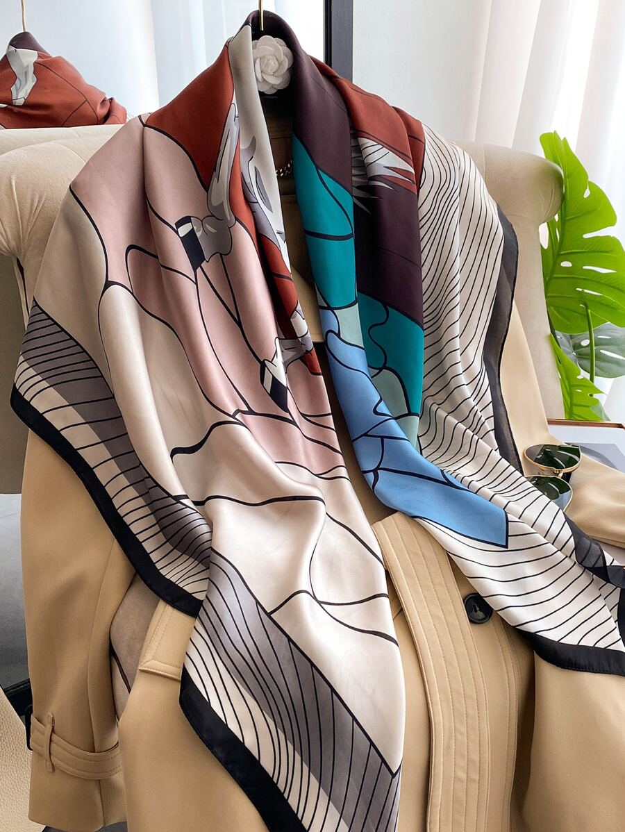 Horse Print Bandana - Multicolor - View 1