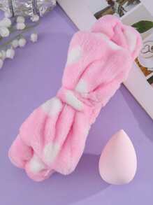 1个面部化妆海绵+1个固定头发的发圈，化妆，便宜，房间装饰，梳妆台，旅行，卧室，化妆配件，粉扑，化妆海绵，散粉扑，化妆海绵，便宜，圣诞礼物，化妆品，化妆工具，便宜货，礼物，女士礼物，圣诞礼物 - 彩色 - 查看 2