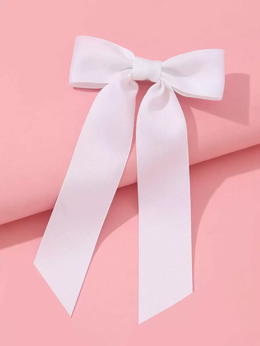 Kẹp tóc nơ trang trí dùng hàng ngày cho bé gái, kiểu tóc thường ngày dễ thương, kẹp tóc càng cua, kẹp tóc cài đầu, đồ dùng học tập, thanh lịch, sinh viên, nơ, sang trọng, trang phục mùa đông cho nữ, phụ kiện tóc, phụ kiện đội đầu, phụ kiện tóc cho nữ - trắng - Xem 1