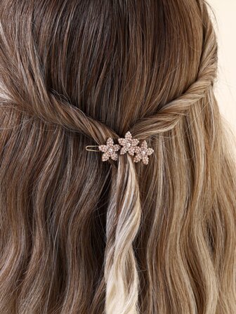 Faux Pearl Flower Hair Clip Elegant, Cute, And Stylish Side Hair Clip Claw Clips Hair Claws Hair Barrettes