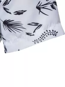 Manfinity RSRT Men Allover Plants Print Shirt