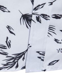 Manfinity RSRT Men Allover Plants Print Shirt