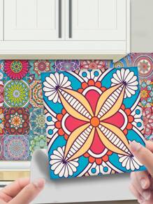 24pcs Graphic Print Kitchen Sticker - Multicolor - View 2