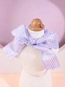 nicovaer 1pc Faux Pearl Trang trí nội thất Pet Vòng cổ - Màu tím - Xem 6