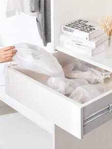 10pcs Solid Color Shoe Dust Bag - White - View 1