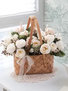 1bundle/3bundles Artificial Peony Mixed Flowers, Wedding Decoration Bridal Bouquet, Classroom Decor, Home Vase Decoration, Outdoor Party Event Birthday Celebration, Valentine Day, Gift Gifts Graduation