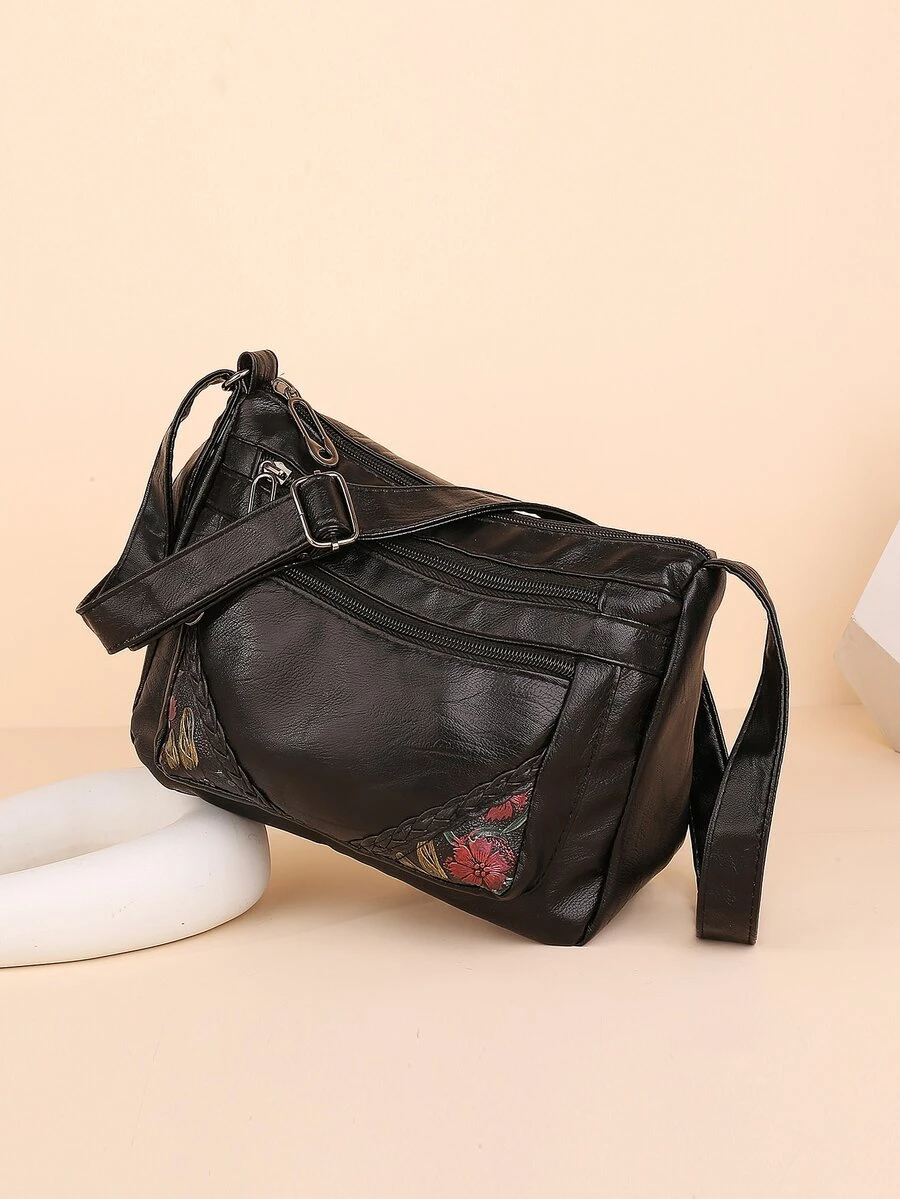 Túi Crossbody Nữ - màu đen - Xem 1