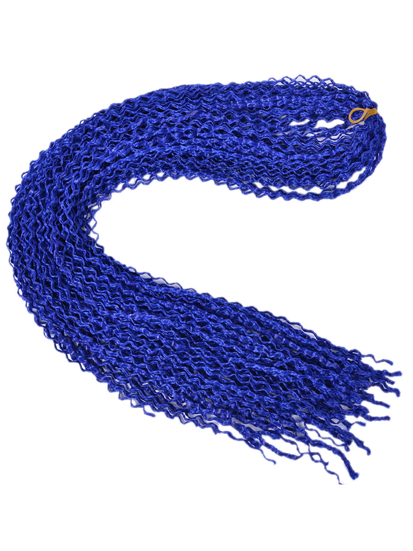 合成纖維接髮 - 藍色 - 查看 1