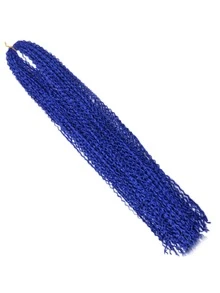 合成纖維接髮 - 藍色 - 查看 2