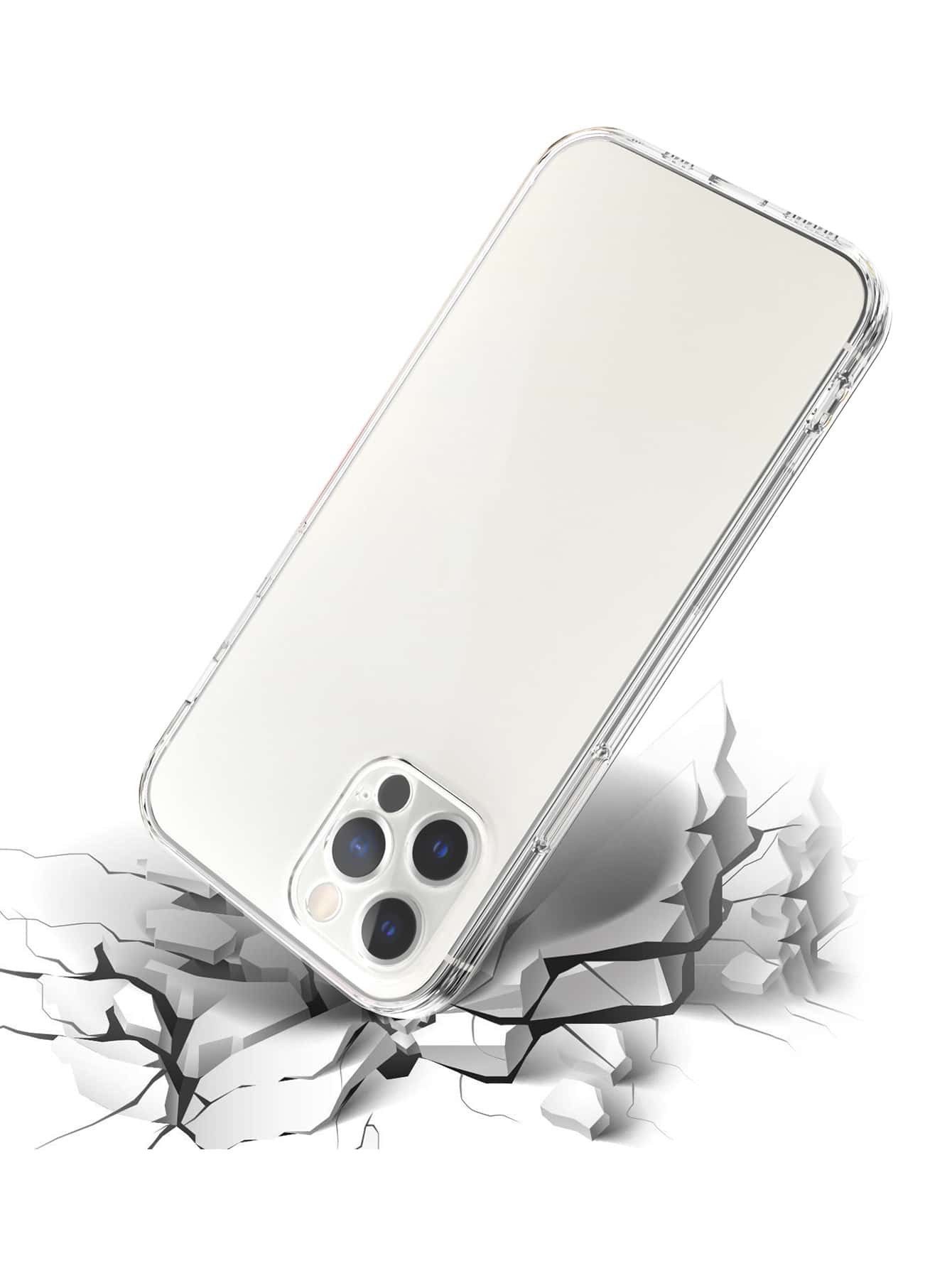 Funda de teléfono transparente compatible con iPhone 11, iPhone 13, iPhone 14 Pro Max - transparente - Añade 3