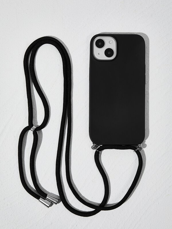 Husă pentru telefon Apple Crossbody Husă solidă pentru telefon, cu șnur, compatibilă cu IPhone 11, IPhone 13, IPhone 14 Pro Max