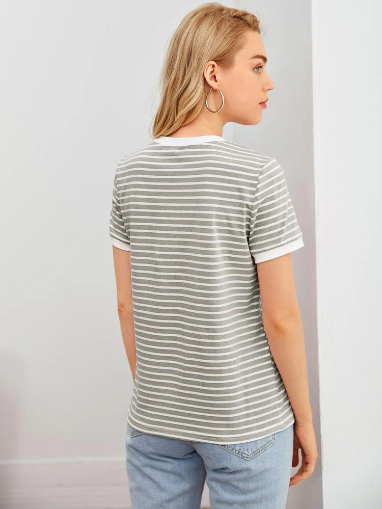 Striped Ringer Tee
