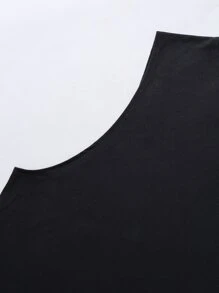 Manfinity LEGND Men Wings Print Curved Hem Tank Top - Black - View 4