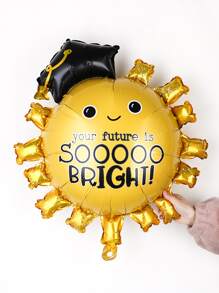 Globo en forma de sol - Dorado - Ver 4