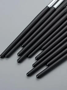 Bộ 12 cọ trang điểm mắt đa năng kèm túi đựng, Bộ cọ, Bộ cọ trang điểm, Bộ cọ trang điểm, Bộ trang điểm hoàn chỉnh, Bộ cọ trang điểm, Bộ trang điểm hoàn chỉnh, Bộ cọ, Bộ cọ trang điểm, Bộ quà tặng trang điểm - màu đen - Xem 5