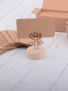 Thẻ ghi chú giấy Kraft 100 chiếc - Màu vàng - Xem 5