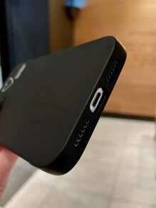 vỏ điện thoại hình trái tim - Đen và trắng - Xem 4