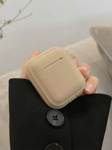 素色耳機殼適用於Airpods - 卡其色 - 查看 2