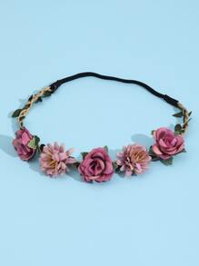 1個人工花環頭箍