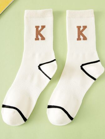 للرجال جوارب طاقم بطباعة أحرف