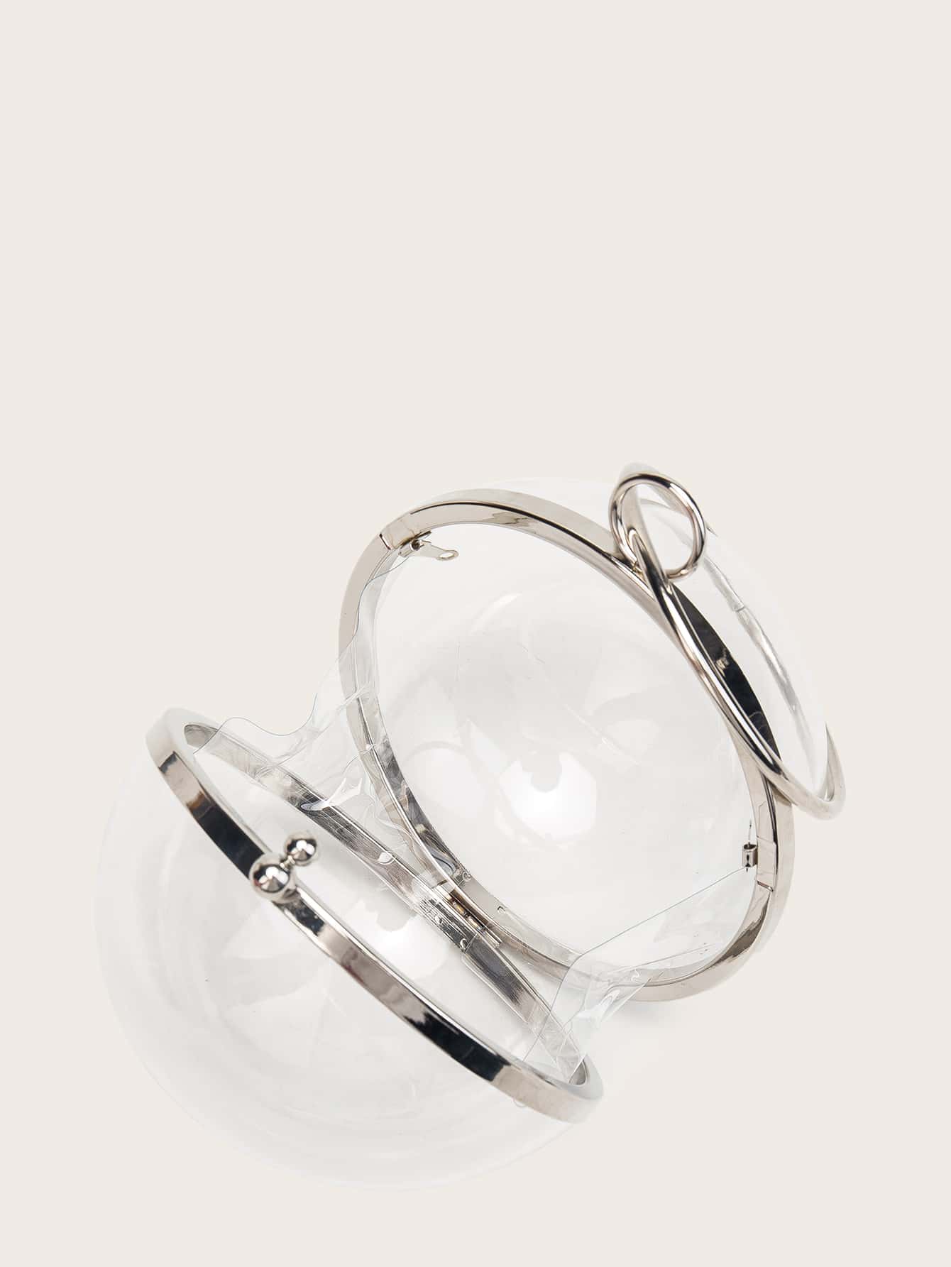 Mini Clear Chain Circle Bag