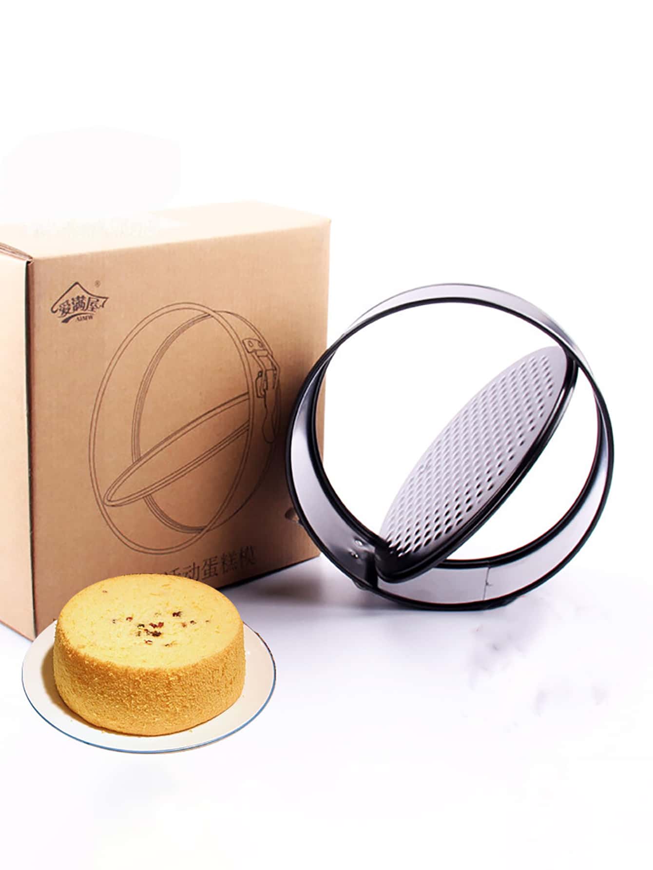 1 cái chảo thép không gỉ - màu đen - Xem 1