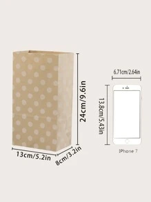 Túi quà tặng họa tiết ngẫu nhiên 12 chiếc, Túi quà tặng giấy họa tiết hình học hiện đại cho bữa tiệc - Nhiều màu - Xem 3