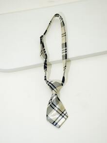 格紋圖案寵物系帶 - 彩色 - 查看 1