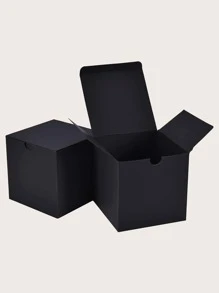 5pcs Square Gift Boxes With Ribbon, Gift Packaging Box, Gift Box