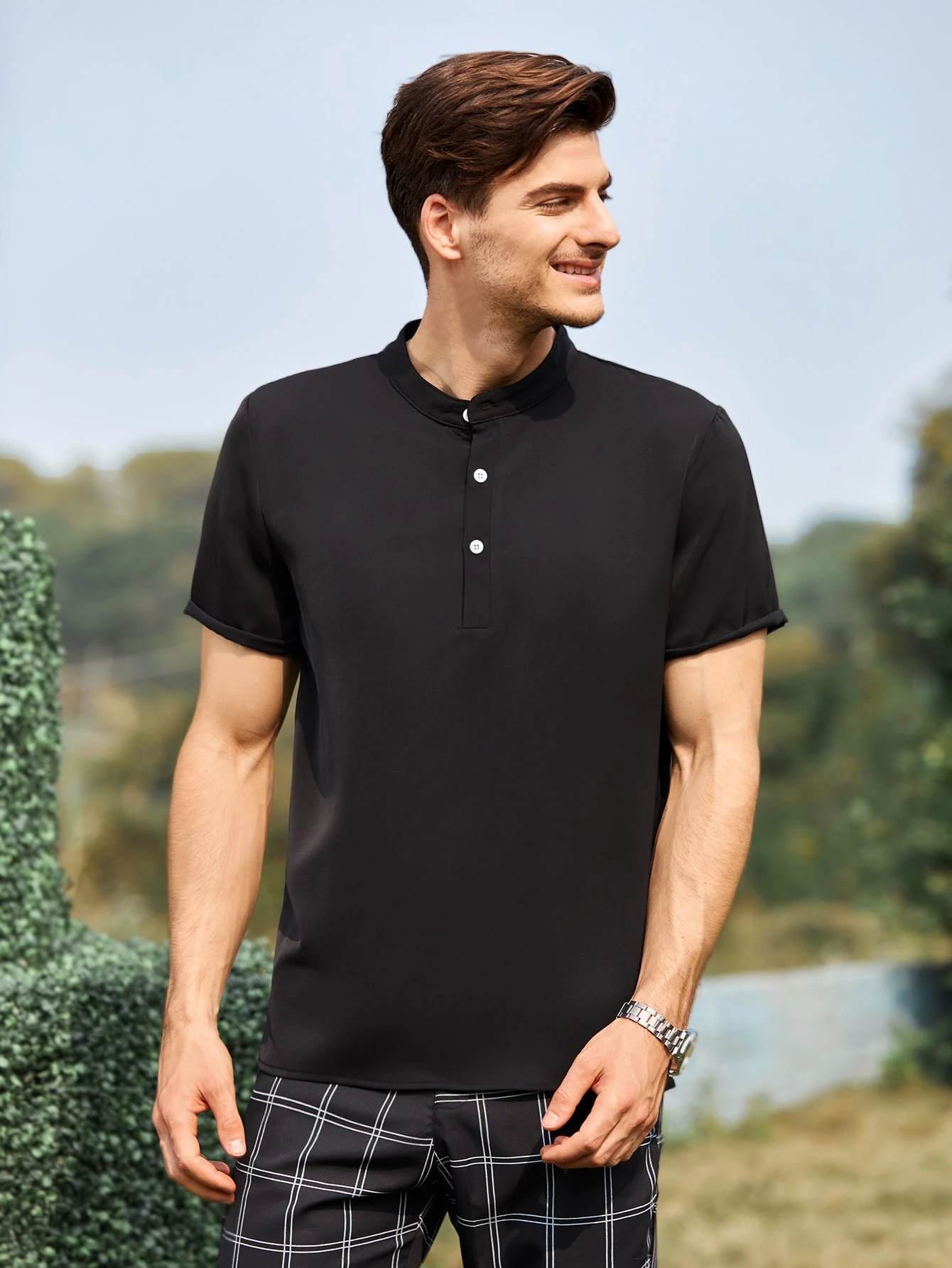 Quarter button shirt Clearance