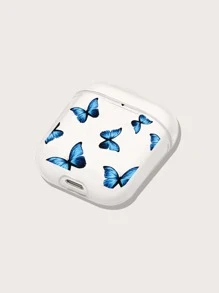 ROMWE Funda compatible con Airpods con patrón de mariposa - Multicolor - Ver 2
