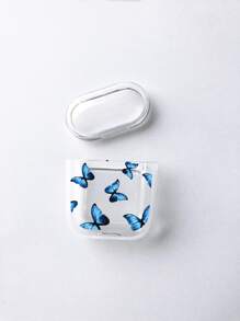 ROMWE Funda compatible con Airpods con patrón de mariposa - Multicolor - Ver 3