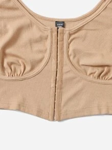 SHEIN EZwear Plus Size 2 Packs Ruched Bust Tank Top - Multicolor - View 4