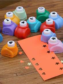 1pc Máy đục lỗ mẫu ngẫu nhiên - Nhiều màu - Xem 3