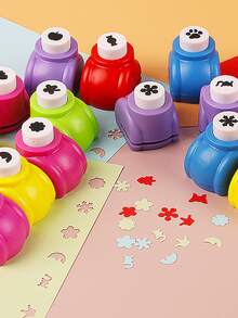 1pc Máy đục lỗ mẫu ngẫu nhiên - Nhiều màu - Xem 4