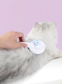 1入組不銹鋼寵物梳子 - 彩色 - 查看 4