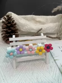 5入組花朵設計汽車出風口夾 - 彩色 - 查看 2