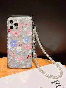 Ditsy Floral 心形珍珠链手机壳 - 彩色 - 查看 2
