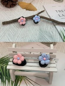 2 piezas Gancho de coche en forma de flor - Multicolor - Ver 6