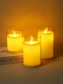 1cái Nến không lửa điện tử - Màu vàng - Xem 4