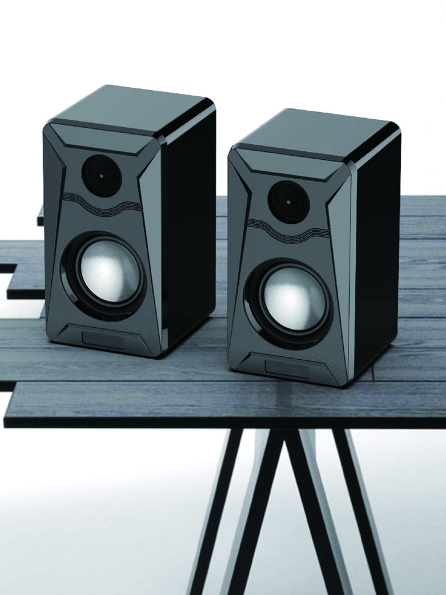 2pcs Desktop Wired Speaker - Multicolor - View 1