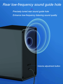 2pcs Desktop Wired Speaker - Multicolor - View 3