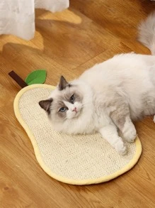 1pc Pear Shaped Cat Scratcher - Multicolor - View 1