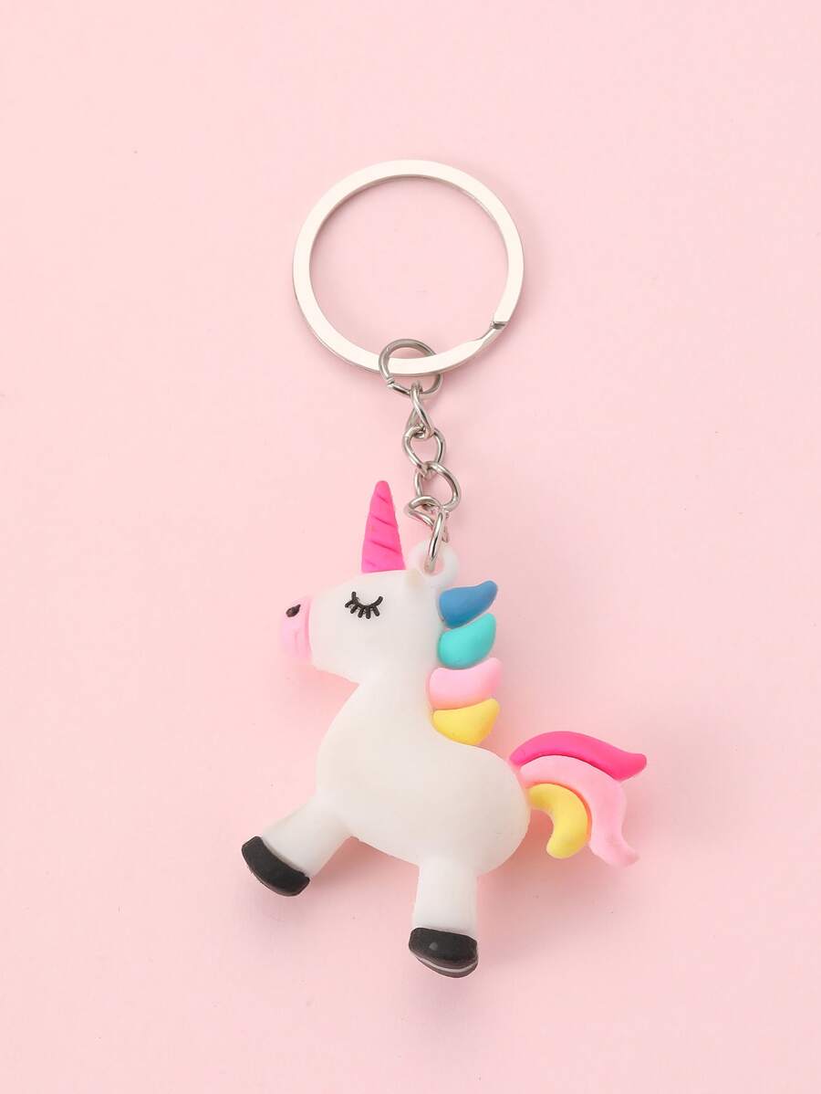 Cute Cartoon Keychain Pendant Car Accessories Bag Charm Backpack For School Goth Y2k - Multicolor - View 1